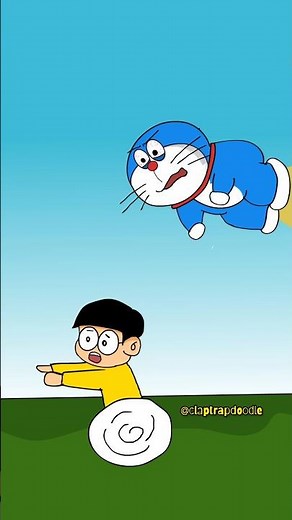 Doraemon gets angry on Nobita 😂😂😂 #funny #shorts #trending #doraemon