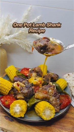 One Pot Lamb Shank Recipe #thecouplebites #onepotmeal #lambshanks #easyrecipe #cooking #viralreels