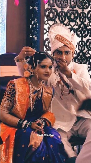 Marathi Wedding Cinematic Shots ✨ | Haldi + Mehendi Highlights | Feel Creator | #shorts