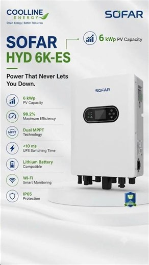 SOFAR 6kW Hybrid Inverter Features & Specifications
