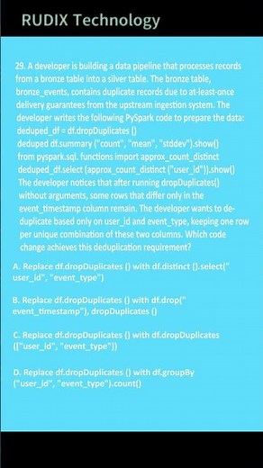 Databricks Certified Data Engineer Associate - Q 29 100% EXAM PASS New Syllabus