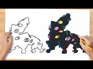 How To Draw KAUFMO ABSTRACTED On AMAZING DIGITAL CIRCUS