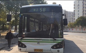 上海巴士三公司158路 金耀路鹤霞路（江桥）→蓝宝石路古北路 车头pov