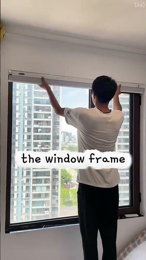 Remote Control Blackout Blinds (Renter-Friendly Amazon Find) #shorts