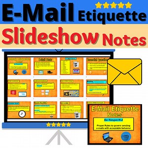 E-mail Activities Etiquette Notes Resource Lesson Digital Literacy CTE