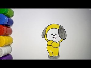 How To Draw Chimmy From BT21 | Cara mudah menggambar chimmy