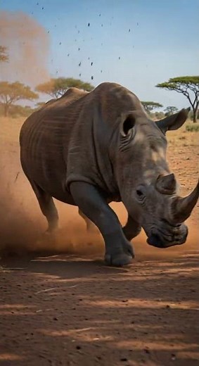 What if a Rhino Protected a Nurse from a Lion Unbelievable Rescue Story #wildlife #nature #safari
