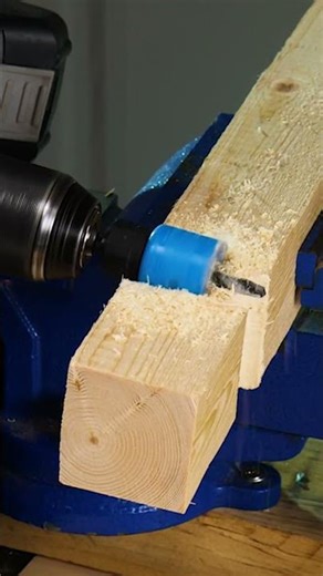 DIY a baluster in seconds 🔥 pattern carving hack