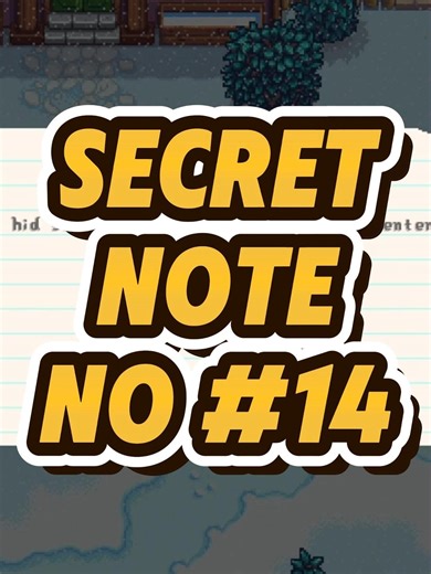 How to Find Secret Note No. 14 in Stardew Valley