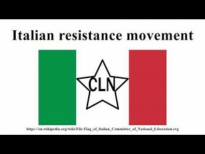 Italian resistance movement