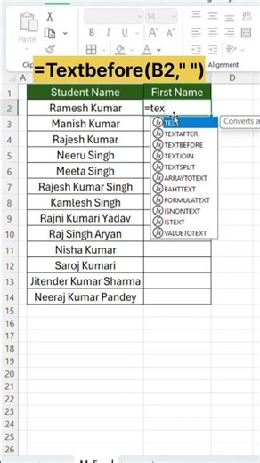 Master TEXTBEFORE in Seconds! | Extract Text Instantly with TEXTBEFORE in Excel | TEXTBEFORE Formula
