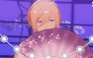 【ES Music自存档用】薄红色の约束EX难度全连，看绝美英智扇子舞～