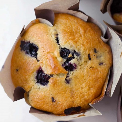 Nana's Gluten Free Lemon Blueberry Muffins
