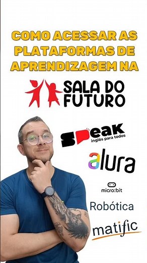 COMO ACESSAR AS PLATAFORMAS NA SALA DO FUTURO