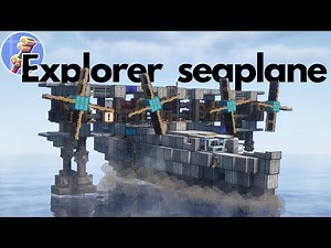 Working Seaplane Base in Minecraft!