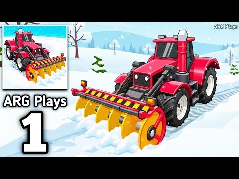Roll The Snow - Plow Simulator Gameplay Walkthrough Part 1 ( Android, iOS )