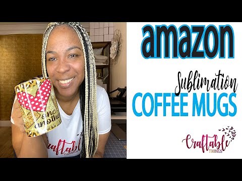 Sublimation Coffee Mugs from Amazon - How to sublimate and design Full Wrap In Adobe Illustrator