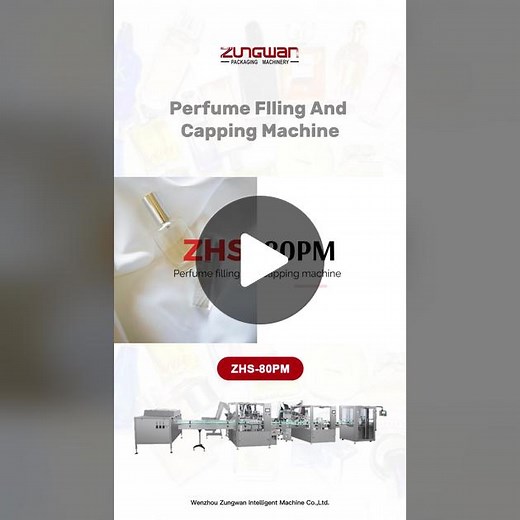 Perfume filling and capping machine adopt PLC control, easy operation, convenient adjustment.#perfume #fillingmachine #cappingmachine #automatic #fyp