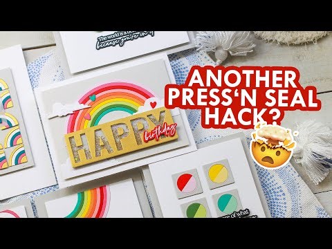 Cutting Multiples of Nested Shapes? You need to see this Press'N Seal Hack!