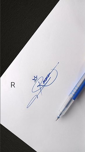 Stylish R Letter Signature Design | Easy Signature Tutorial