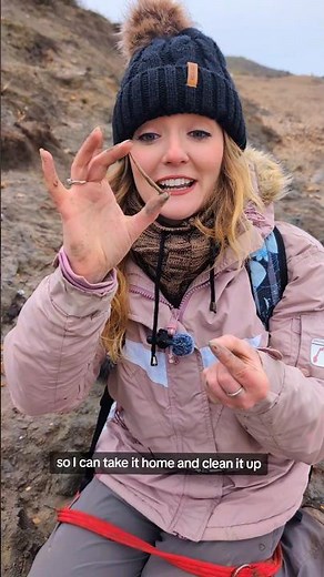 Dentalium! A Bizarre 40 million year old fossil 😱 #geology #earthscience #fossils #paleontology