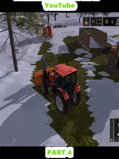 Farming Simulator 17: Building a Huge Snow Hill in Winter!