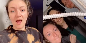 This TikToker Found the Creepiest Thing in Her Bathroom — and It's a Nope From Me