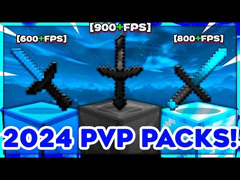 TOP 5 MCPE PVP TEXTURE PACKS FOR 2024! | 1.21+ FPS BOOST (Minecraft Bedrock)