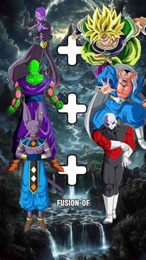 Hit + Broly Fusion.Beerus + Jiren fusion.#anime #dragonball