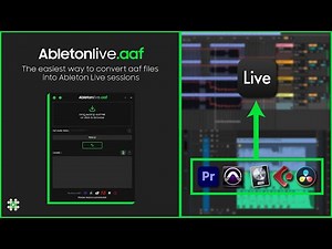 Abletonlive.aaf - The easiest way to convert aaf files into ableton live sessions 