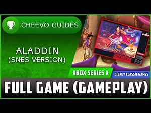 Aladdin [SNES] - Full Game (Gameplay) - Xbox *Disney Classic Games*