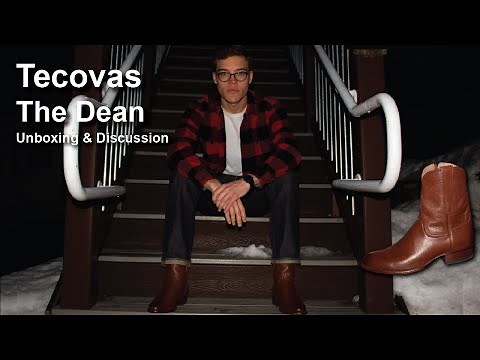 The Dean Cowboy Boots by Tecovas Unboxing and Discussion