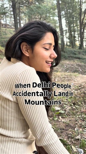 Delhi People vs. Fresh Mountain Air 😂🏔️ #shorts