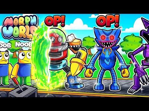 Gifting Random MORPH WORLD Players FREE ROBUX MORPHS! (Hilarious)