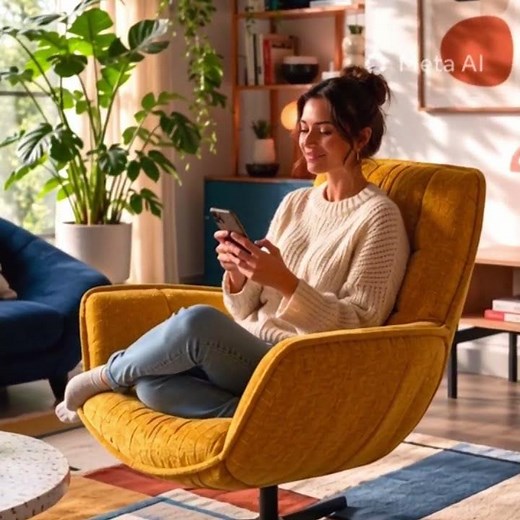Le fauteuil relax tendance qui fait craquer tout le monde #fauteuilrelax #saloncosy #decointerieur