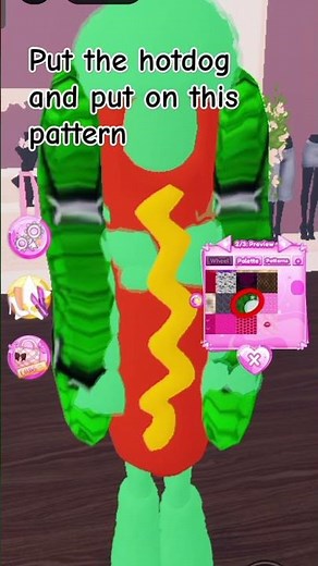 how to make a turtle in DTI turtle outfit hack #roblox #dresstoimpress #turtle