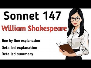 My love is as a fever, longing still || Sonnet 147 by William Shakespeare || #sonnets #poetry