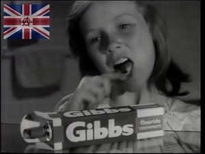 Gibbs Fluoride Toothpaste Advert 1961