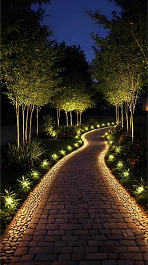 Transform Your Grass Path Into a Magical Night Garden Walkway