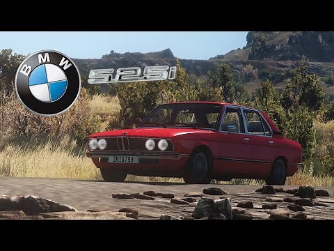 (Released in Description) BMW 5-series 525i (E12) Test Drive || Beamng
