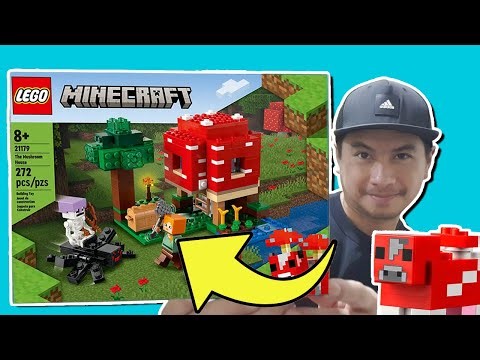 👉Worth It ba? The Mushroom House 21179 Lego Minecraft Set Review