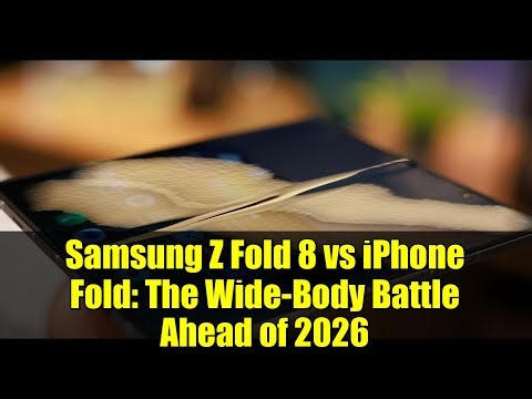 Samsung Z Fold 8 vs iPhone Fold: The Wide-Body Battle Ahead of 2026