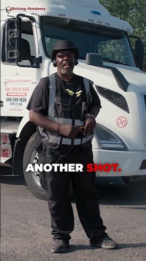 DON'T DO THIS ON THE CDL ROAD TEST. ALWAYS USE 3 POINTS OF CONTACT