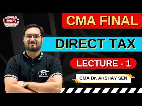 CMA FINAL DT LECTURE 1 | CMA FINAL CLASSES | CMA Dr. AKSHAY SEN