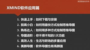 xmind视频教程-高级篇