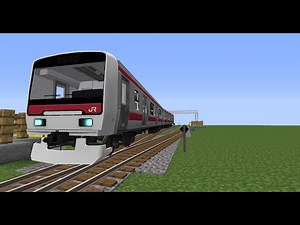 【マイクラ鉄道MOD】かなりリアルなE331系に乗車