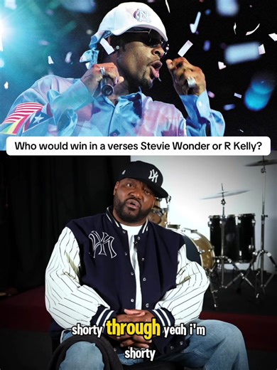 Who would win in a versus Stevie Wonder or R Kelly? #verses #steviewonder #rkelly #music #soul