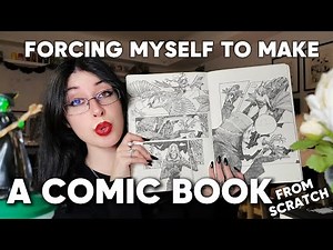 MAKING A COMIC BOOK from scratch - ART UPDATE / studio chat🌹