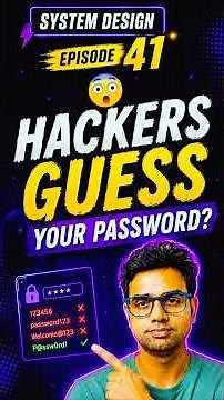 How Hackers Crack Your Password 😨 | Brute Force Attack Explained | System Design Ep. 41