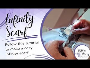 Infinity Scarf Tutorial with Cuddle Fabrics from Bits 'n Pieces Quilt Shoppe
